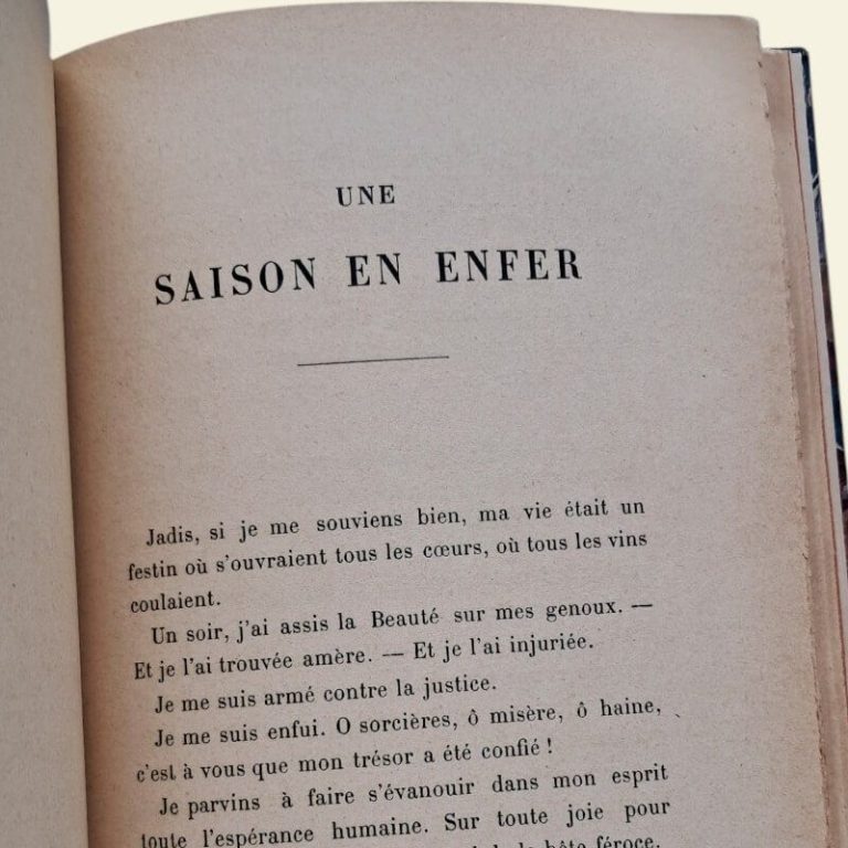 Arthur Rimbaud. Les Illuminations. Une Saison en enfer. Première édition collective (Léon Vanier, Paris, 1891-92)