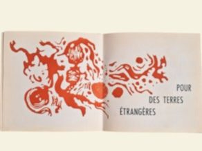 Photo : December song. Une chanson de Jean-Jacques Lévêque, mise en images par Jean Berthier, traduite sur un tempo de Jazz par George Gruntz, Guy Pedersen et Daniel Humair. Galerie Riquelme, Paris, 1965