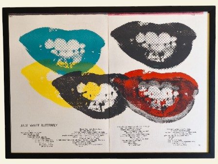 Andy Warhol. M. Monroe i love your kiss forever forever - Jade White Butterfly. 1964