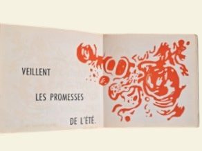 Photo : December song. Une chanson de Jean-Jacques Lévêque, mise en images par Jean Berthier, traduite sur un tempo de Jazz par George Gruntz, Guy Pedersen et Daniel Humair. Galerie Riquelme, Paris, 1965